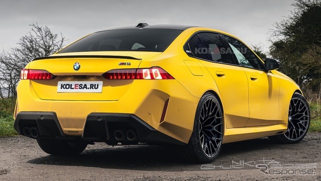 BMW M5セダン 改良新型の予想CG