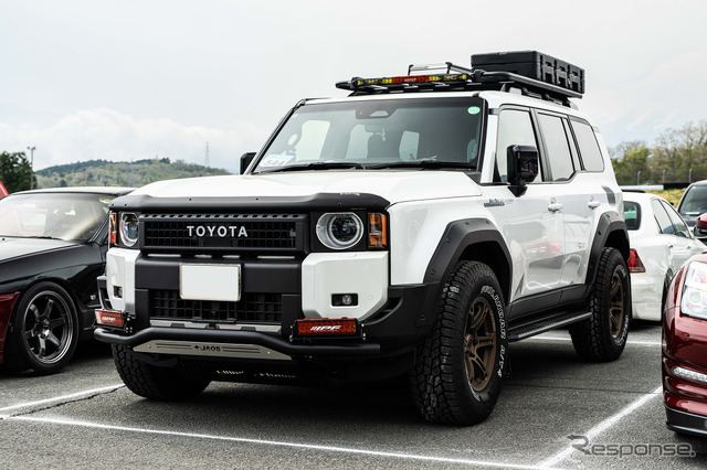 TOYOTA ランドクルーザー250 × ボルクレーシング TE37XTR…レイズファンミーティング2025