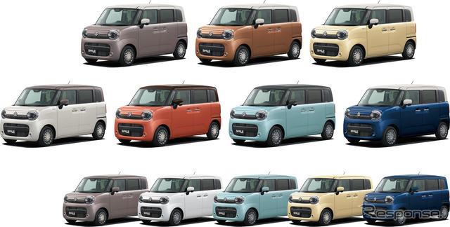 スズキ ワゴンRスマイル カラーラインナップ