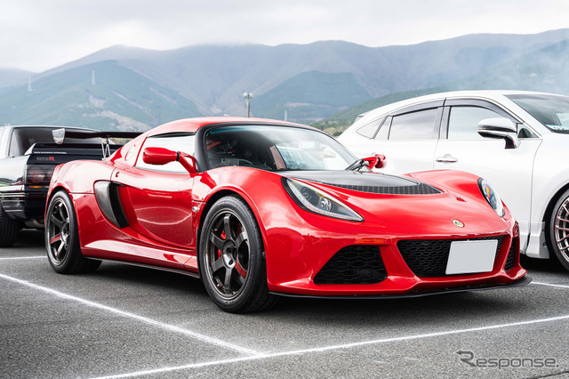 ロータス EXIGE × ボルクレーシング　TE37 SAGA SL…レイズファンミーティング