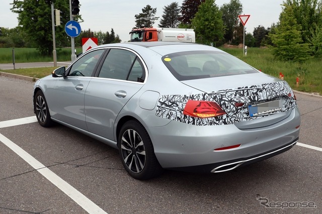 メルセデスベンツ Cクラス 改良新型、量産仕様のプロトタイプ