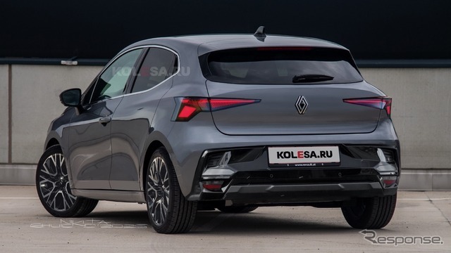 ルノー ルーテシア 次期型の予想CG