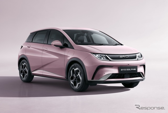 BYD『ドルフィン』の特別限定車「グレイトフル ピンク」と「ロングレンジ グレイトフル ピンク」発表
