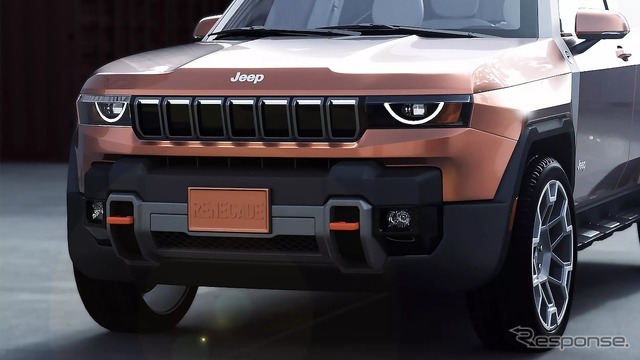 ジープ レネゲード 次期型の予想CG