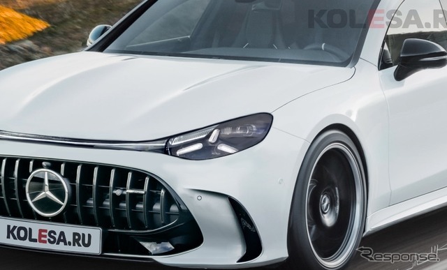 メルセデスAMG GT 4ドアEV の予想CG