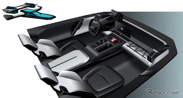 トヨタ RAV4 新型：インテリアデザイン開発