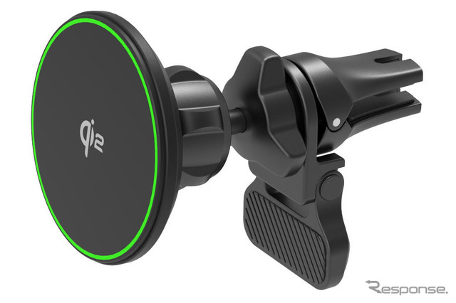 Kashimura・Qi2マグネットワイヤレス充電器 エアコン取り付け（KW-56）