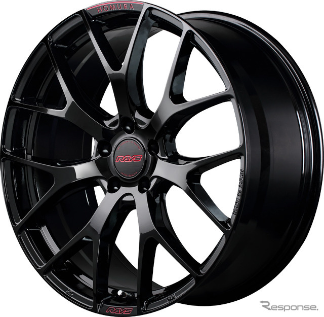 レイズ ホムラ 2x7FT SPEC-M（グロッシーブラック/RAP レッドクリアー）