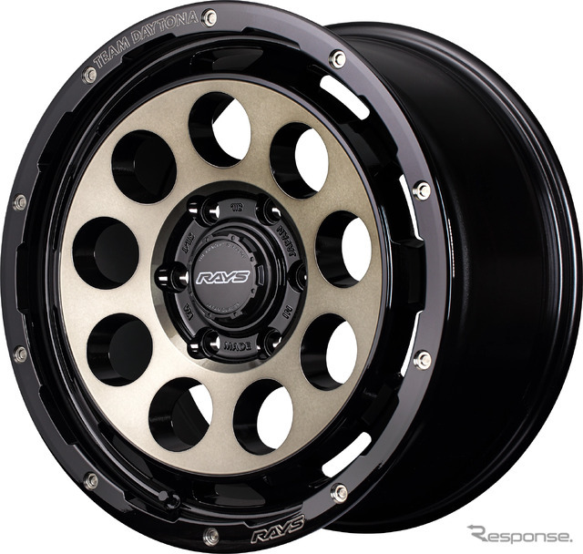 レイズ DAYTONA D9（ブラック/ディスククリアスモーク）