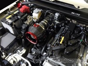 ブリッツ カーボンパワー・エア・クリーナー　スズキ・ジムニーノマド装着例