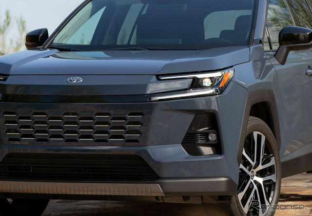 「輸入するの？」トヨタ『RAV4ハイブリッド』新型が先行して米国発売へ！SNSの注目は「ハンマーヘッド顔」