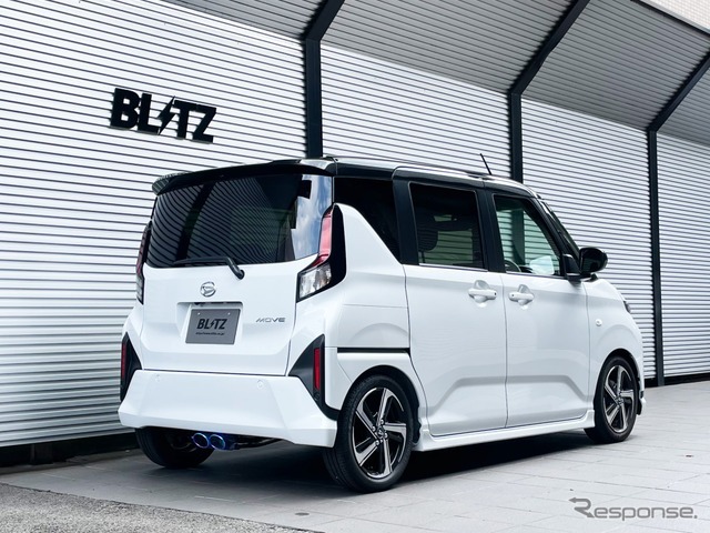 ブリッツ ニュルスペック・カスタムエディション チタンカラーテールセット（VSR）　ダイハツ・ムーヴ（LA850S）装着例