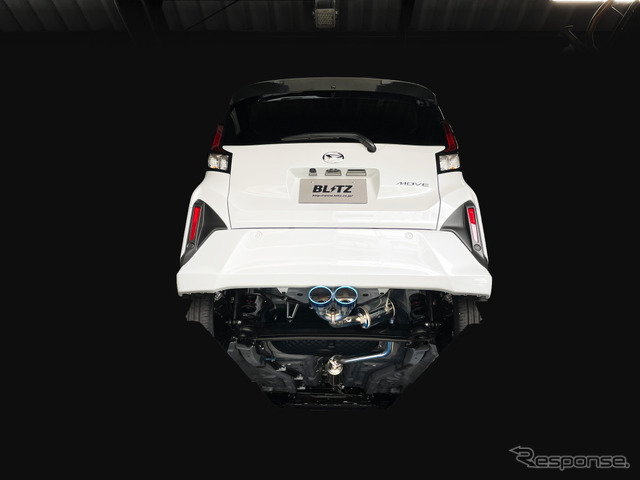 ブリッツ ニュルスペック・カスタムエディション チタンカラーテールセット（VSR）　ダイハツ・ムーヴ（LA850S）装着例