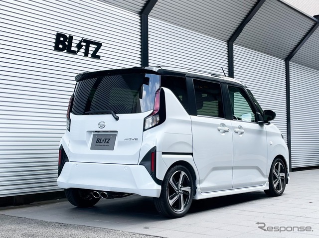 ブリッツ ニュルスペック・カスタムエディション ステンレステールセット（VS）　ダイハツ・ムーヴ（LA850S）装着例