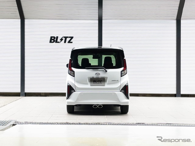 ブリッツ ニュルスペック・カスタムエディション ステンレステールセット（VS）　ダイハツ・ムーヴ（LA850S）装着例