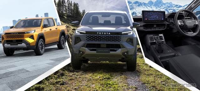トヨタ・ハイラックス 新型 日本仕様のプロトタイプ