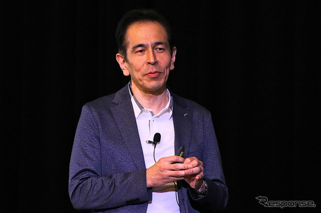 新型CX-5の開発を取りまとめたマツダ商品開発本部主査の山口浩一郎さん