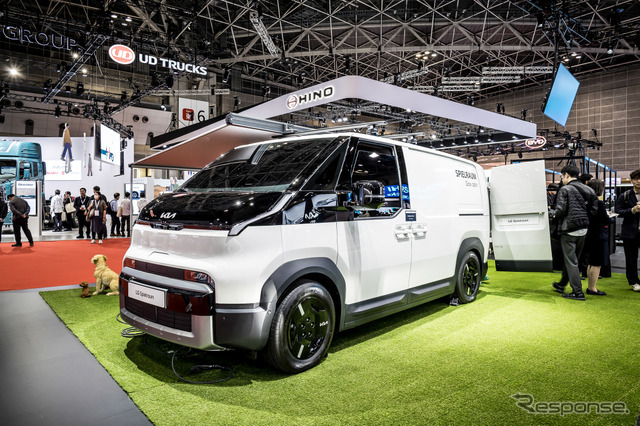 キア PV5パッセンジャーのキャンピングカー仕様（ジャパンモビリティショー2025）