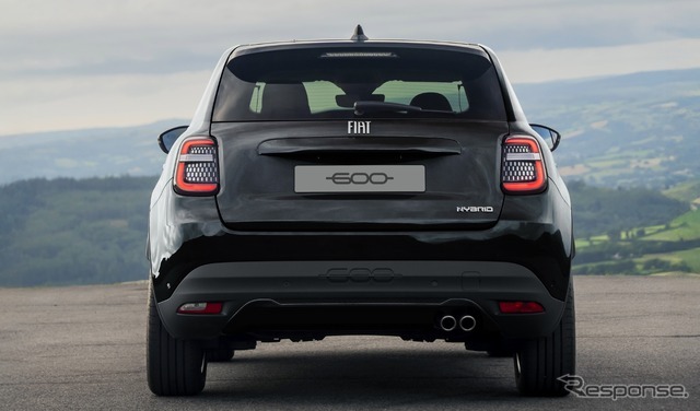 フィアット 600 ハイブリッド ネロ チネマ