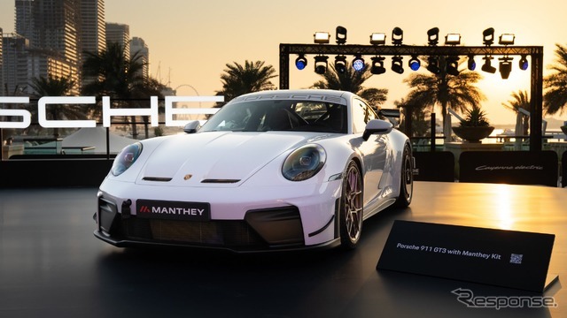 ポルシェ『911 GT3』現行型（992.2）向けのマンタイキット装着車