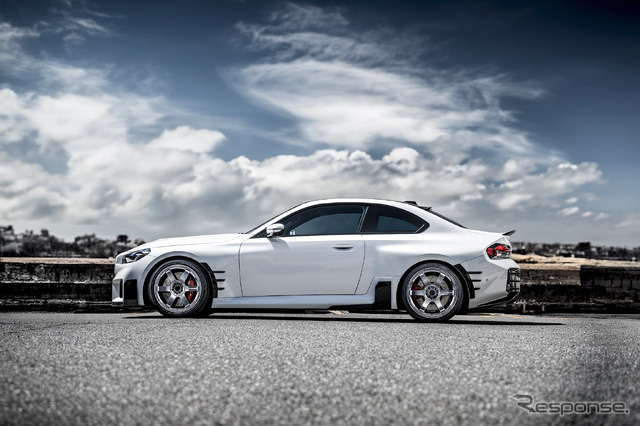 TE37 SAGA S-plus A.S.T.クリスタルバフ × BMW M2