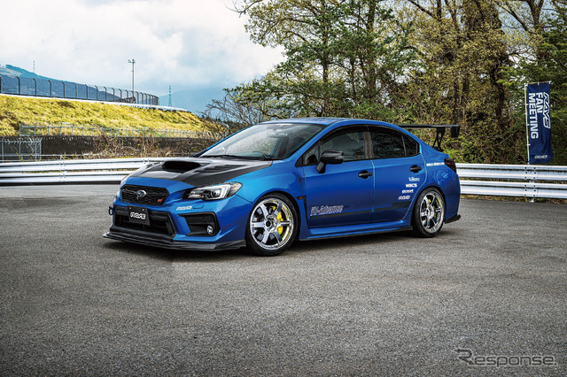 TE37 SAGA S-plus A.S.T. クリスタルバフ × SUBARU WRX