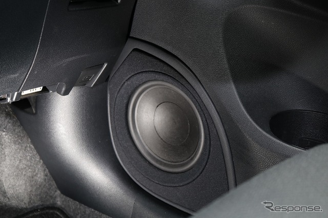 ドアはアウターバッフルを設置する。クワトロリゴのラプソディのユニットを用いてシンプルだが実は入念な処理が加えられた。