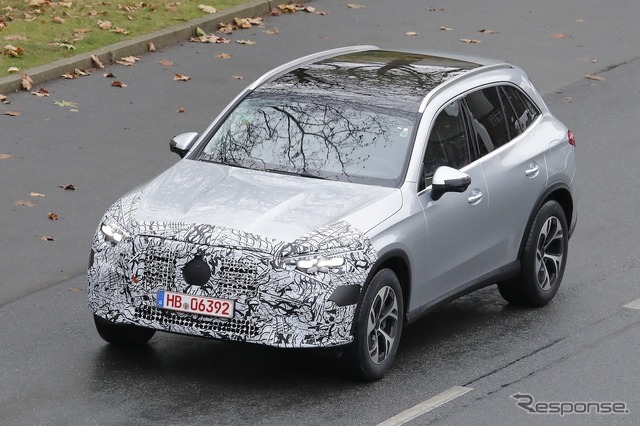 メルセデスベンツ GLC 改良新型のプロトタイプ