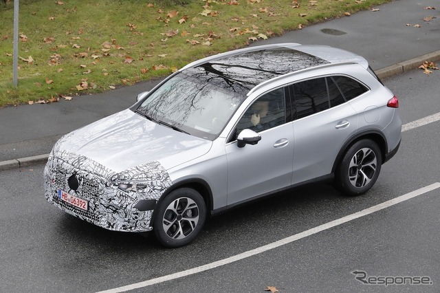 メルセデスベンツ GLC 改良新型のプロトタイプ