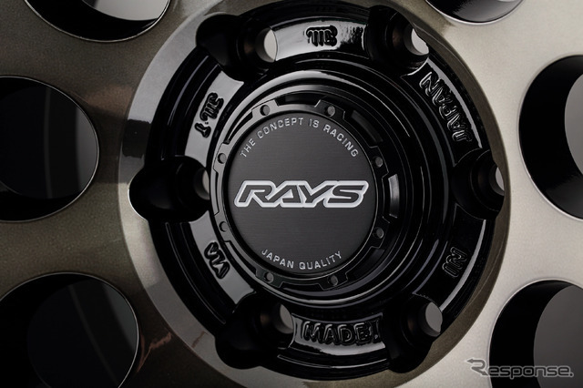 RAYS チームデイトナ D9 ブラック/ディスククリアスモーク