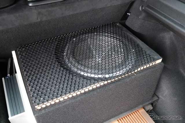 サブウーファーには定温の迫力アップを狙ってマイクロプレシジョンのZスタジオ245をステレオで設置する。