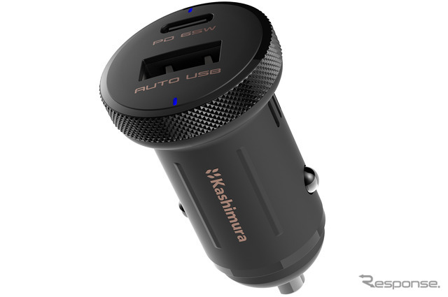 Kashimura・DC-PD65W USB 2ポート コンパクト（DC-073）