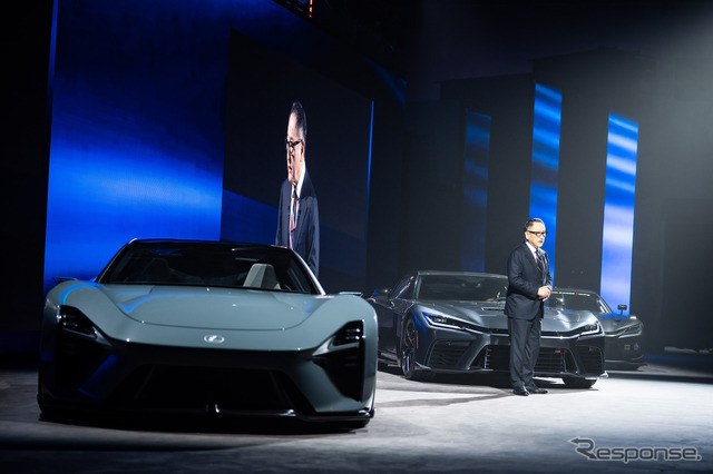 レクサス LFA ConceptとGR GTを発表した豊田章男会長