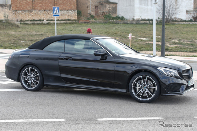 メルセデス AMG C43カブリオレ スクープ写真