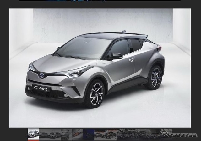 トヨタ C-HR の市販版の画像をリークした英『AutoEXPRESS』