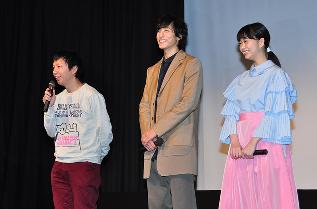 内藤瑛亮監督、小関裕太、森川葵／ゆうばり国際ファンタスティック映画祭 2016『ドロメ【男子篇】』舞台挨拶