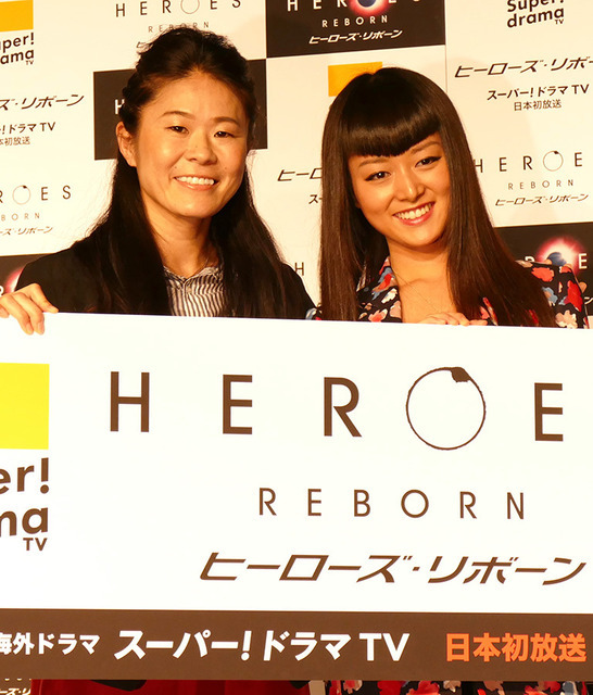 澤穂希、祐真キキ／「HEROES Reborn／ヒーローズ・リボーン」イベント