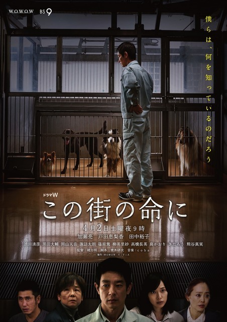 ドラマW「この街の命に」ポスタービジュアル　 (C)WOWOW