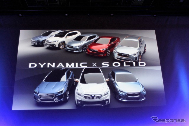 スバルのデザイン、ボディカラーも“DYNAMIC×SOLID”…「無機質な鉱物をモチーフに」