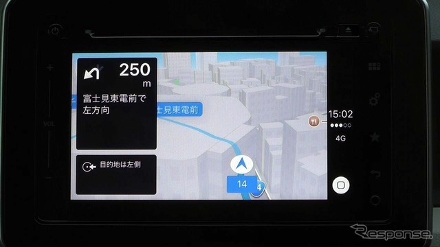 政令指定都市で表示される立体図は肝心の道路表示を隠してしまう