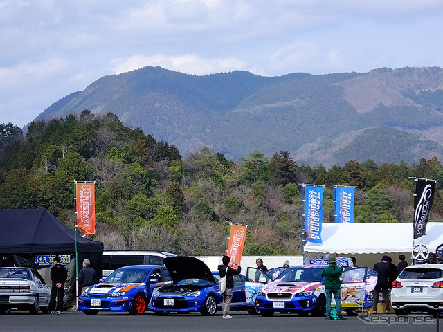 2500人が駆けつけたスバルファンミーティング（3月27日、栃木県佐野市・スバル研究実験センター）