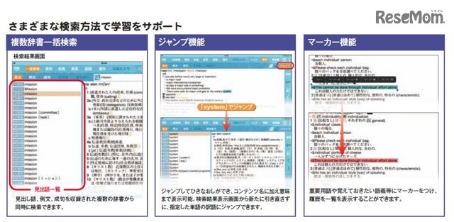 語句楽辞典の機能