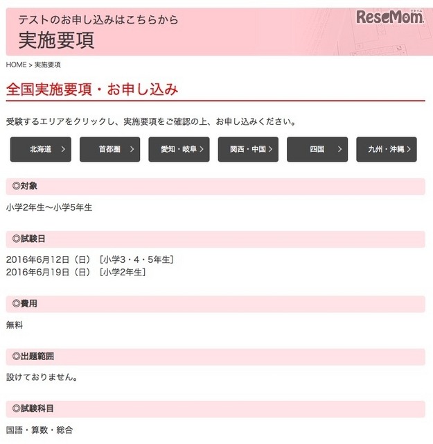 全国実施要項
