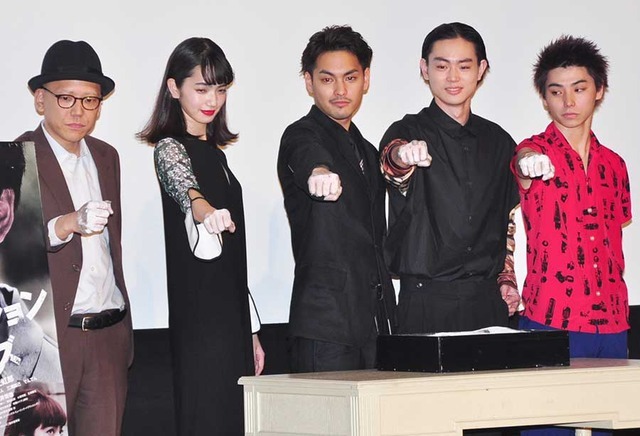 真利子哲也監督＆小松菜奈＆柳楽優弥＆菅田将暉＆村上虹郎／『ディストラクション・ベイビーズ』舞台挨拶