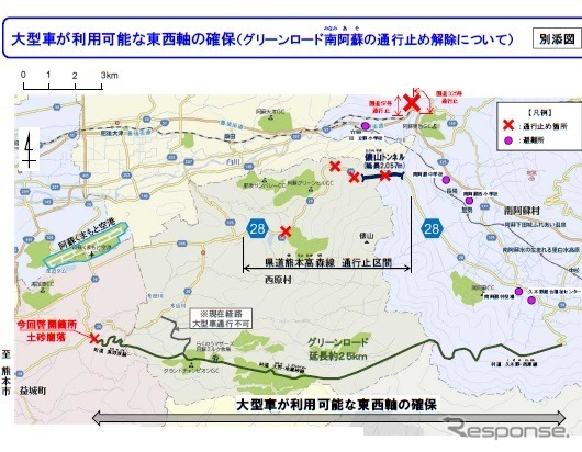 グリーンロード南阿蘇が復旧