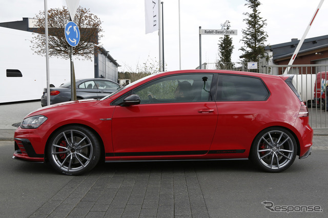 VW ゴルフGTI クラブスポーツS スクープ写真