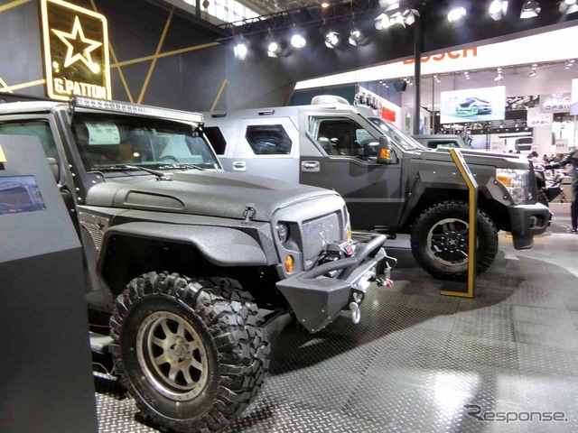 【北京モーターショー16】“装甲車”並みの迫力、米将軍の名を冠した新コンセプトSUV 11枚目の写真・画像