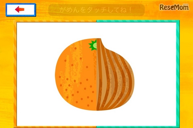 くだものとやさいセット 画面イメージ