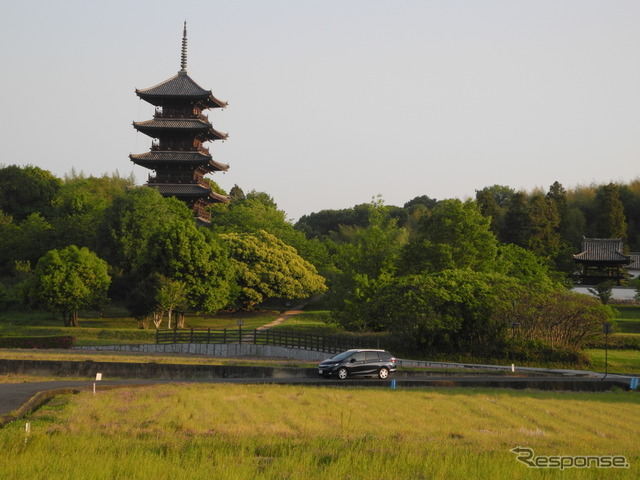 岡山県総社市の備中国分寺で