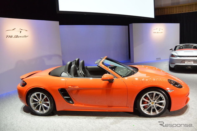 ポルシェ 718ボクスター 発表会